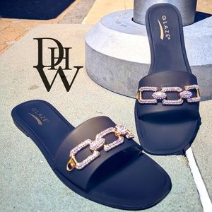Jeweled Jelly Sandals
